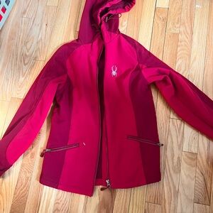 Spyder Women's Two-Tone Red Ski Jacket